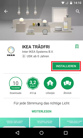 Schritt 1: Ikea Trådfri einrichten