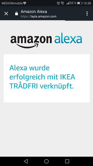 Schritt 6: Ikea Trådfri Alexa