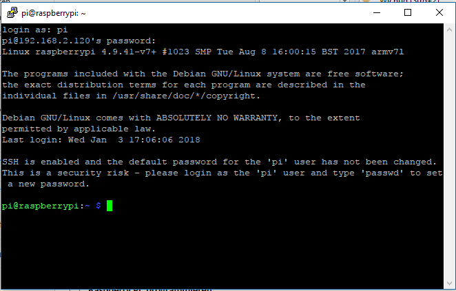 Windows: Raspberry Pi mit PC via Putty verbinden Teil 2