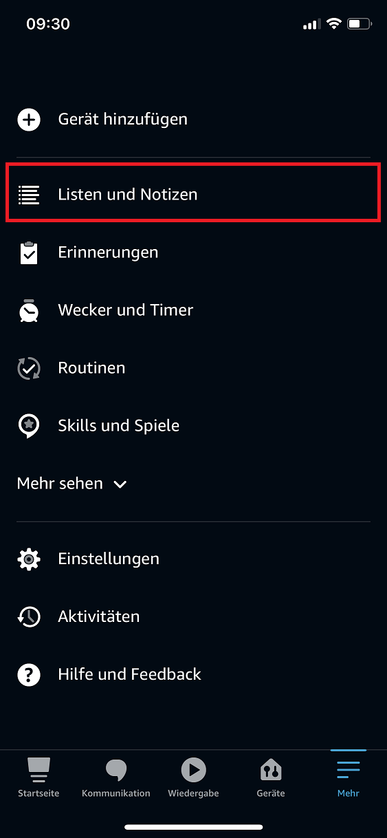 Schritt 1: Alexa To-do Liste erstellen Schritt 1: Alexa To-do Liste erstellen