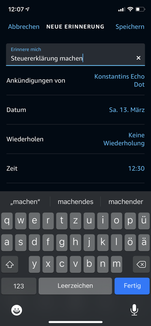 Alexa Erinnerungsfunktion: Erinnerung erstellen, löschen und verwalten