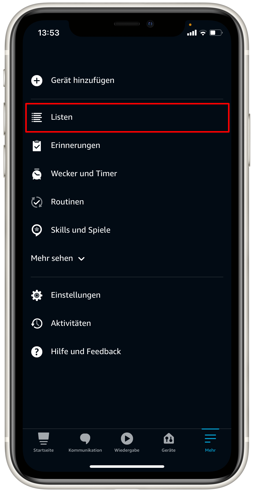 Schritt 2: Alexa To-do Liste erstellen